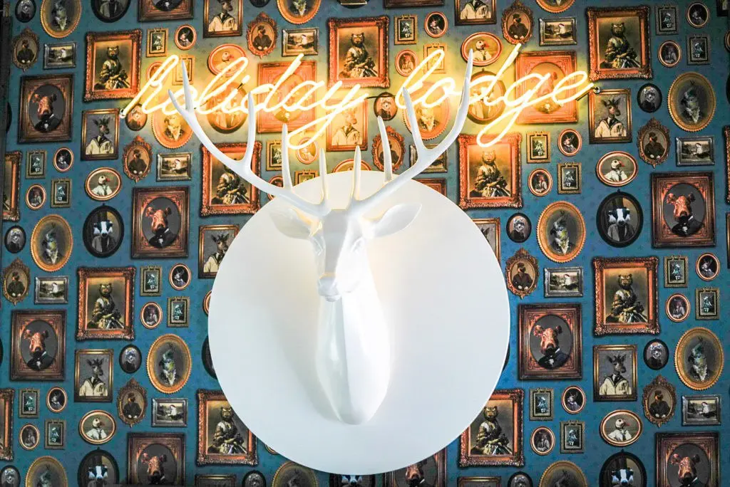 Punch Bowl's iconic Holiday Lounge. 