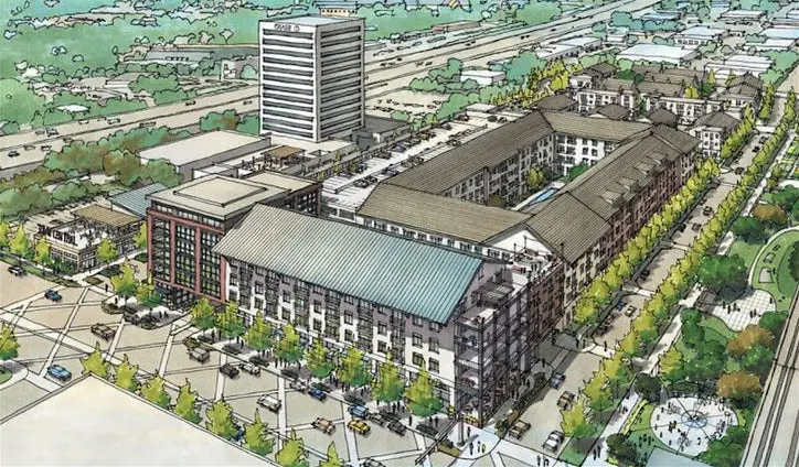 Town Central will have apartments, retail and townhouses. Courtesy of Catalyst Urban Development