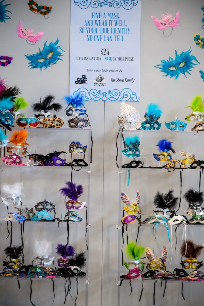 Guests at The Children's Fund gala are invited to mask-up for the party. (Photo by Chris Bailey Photography)
