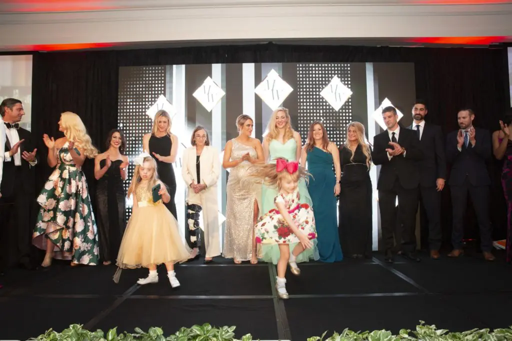 Candidates celebrate at the  Leukemia & Lymphoma Society 'Man & Woman of the Year' Grand Finale Gala