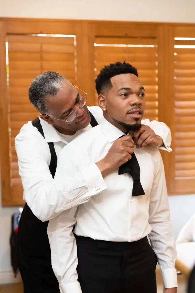 Preparing for the ceremony. (Photo by Duke Images)