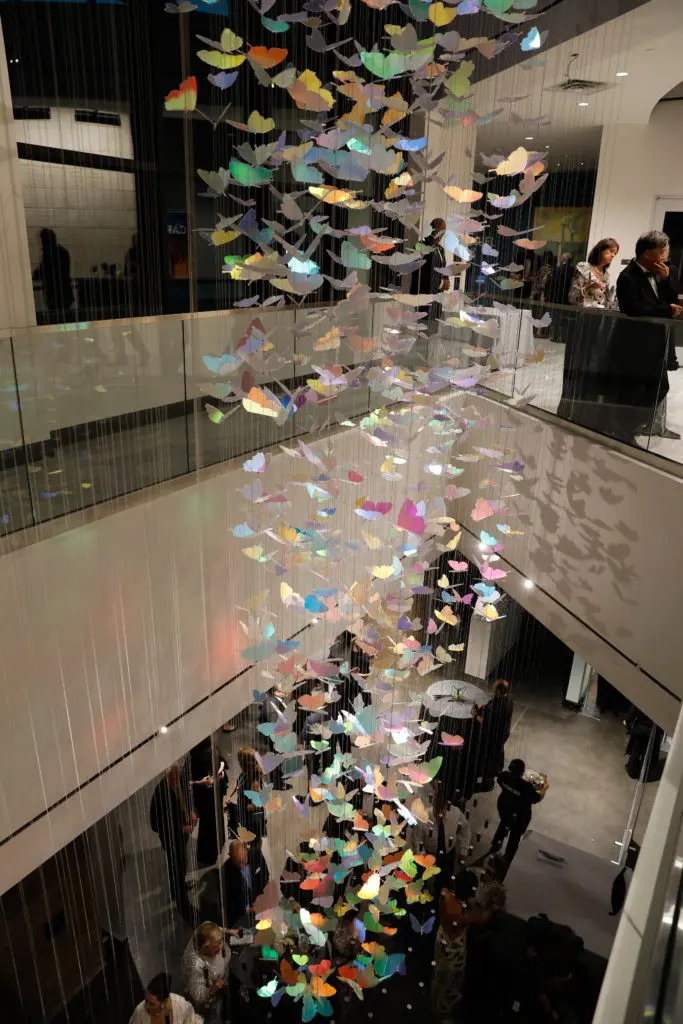 The Jerold B. Katz Family Butterfly Loft with 1,500 butterflies floating across all three floors of the museum. (Photo by Wilson Parish)