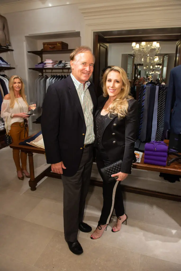 Mike & Christy Sullivan dressed to impress. (Photo by Emile C. Browne)