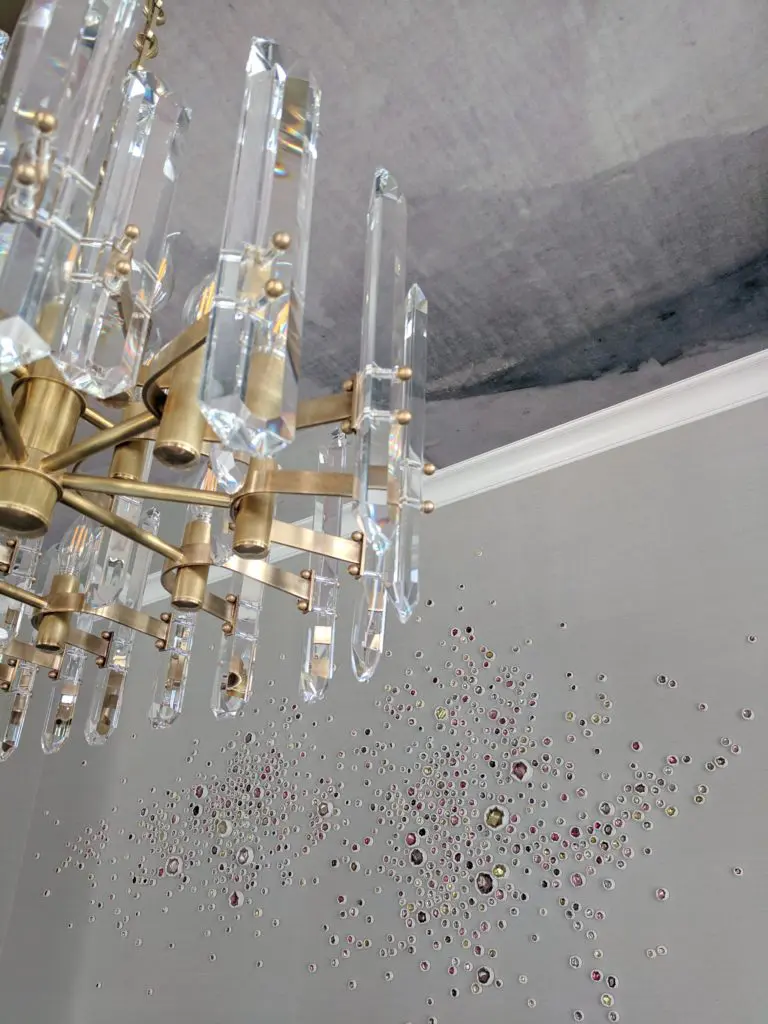 A sneak peek into the jewel-themed dining room by Linda Eyles