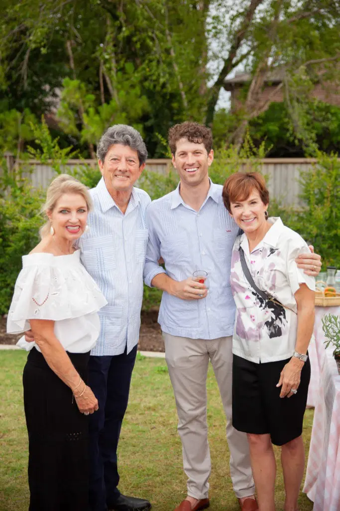 Betsy & Gary Adair, Nick Adair, Susan Finnegan (Photo by Harlow & May Studios, Sissy Martin)