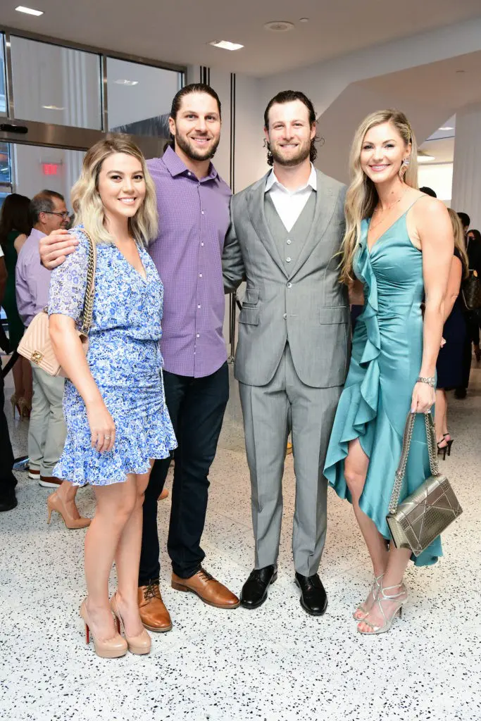 Brittany Perry, Jake Marisnick, Gerrit & Amy Cole (Photo by Daniel Ortiz)