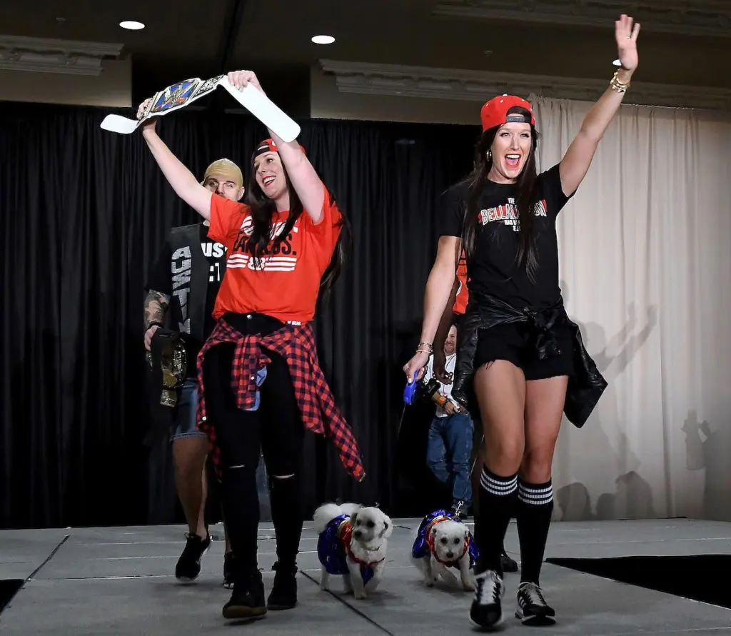 Party time on the catwalk at the Citizens for Animal Protection's  Mr. Magoo's 'We are the Champions' summer gala at the Bayou City Events Center. (Dave Rossman Photo)