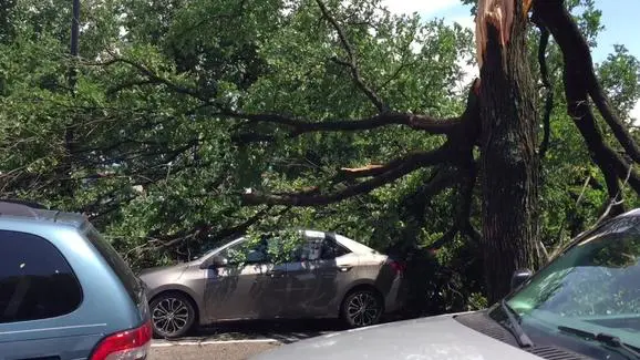 Damage in Casa Linda. Courtesy of NBC News