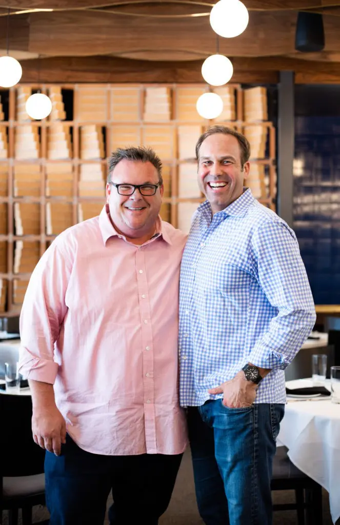 Chef Chris Shepherd and Mendocino Farms' Mario Del Pero share a good neighbor policy and an ethos of community enrichment.
