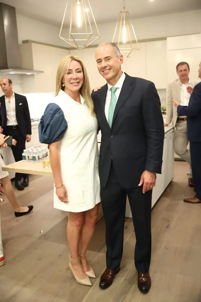Claudia & Roberto Contreras at the opening preview of The Residences at the Allen (Photo by Quy Tran)