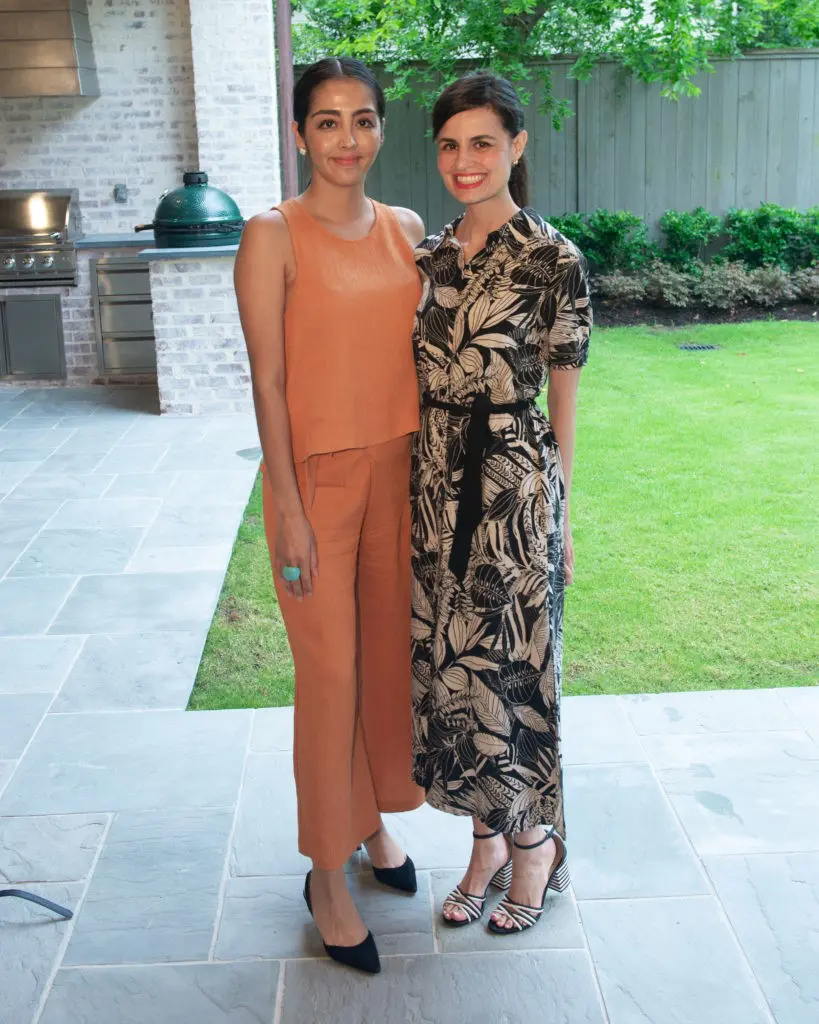 Rajani Alavardo, Paolo Neri at the Tupper Lake open house saluting Compass.