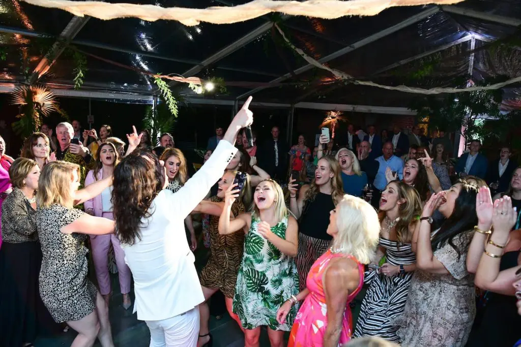 Constantine Maroulis gets the crowd revved in a private concert during the Jungle Book Gala kick-off. (Photo by Daniel Ortiz)