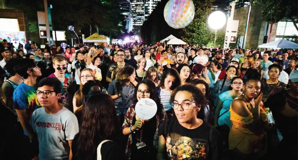 Celebrate Pride Month at the Arts District Block Party.