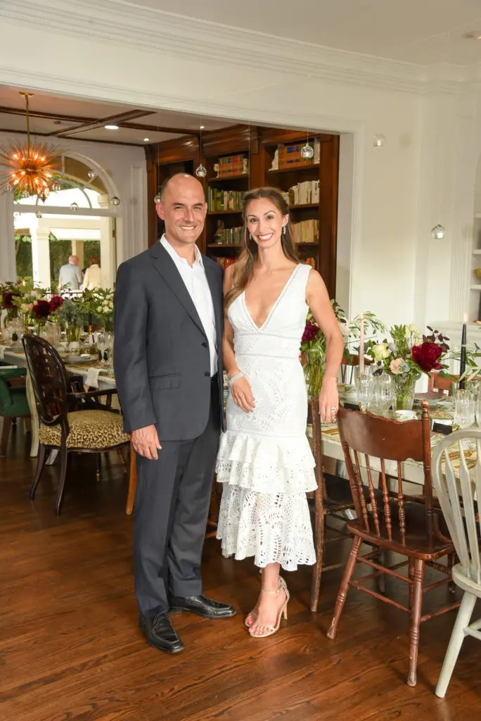 Dinner hosts Dr. Jorge & April Salazar at the Heart Ball's $1,000 a person dinner. (Photo by Alexander's Fine Portrait Design)