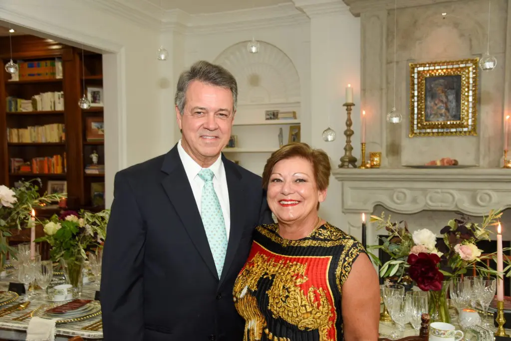 Jose & Teresa Ivo at the Heart Ball's $1,000 a person dinner. (Photo by Alexander's Fine Portrait Design)