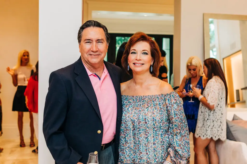 Denis & Susan DeBakey at the Houston PetSet 'Fierce & Fabulous' fundraiser/open house. (Photo Bonner Rae Photography)