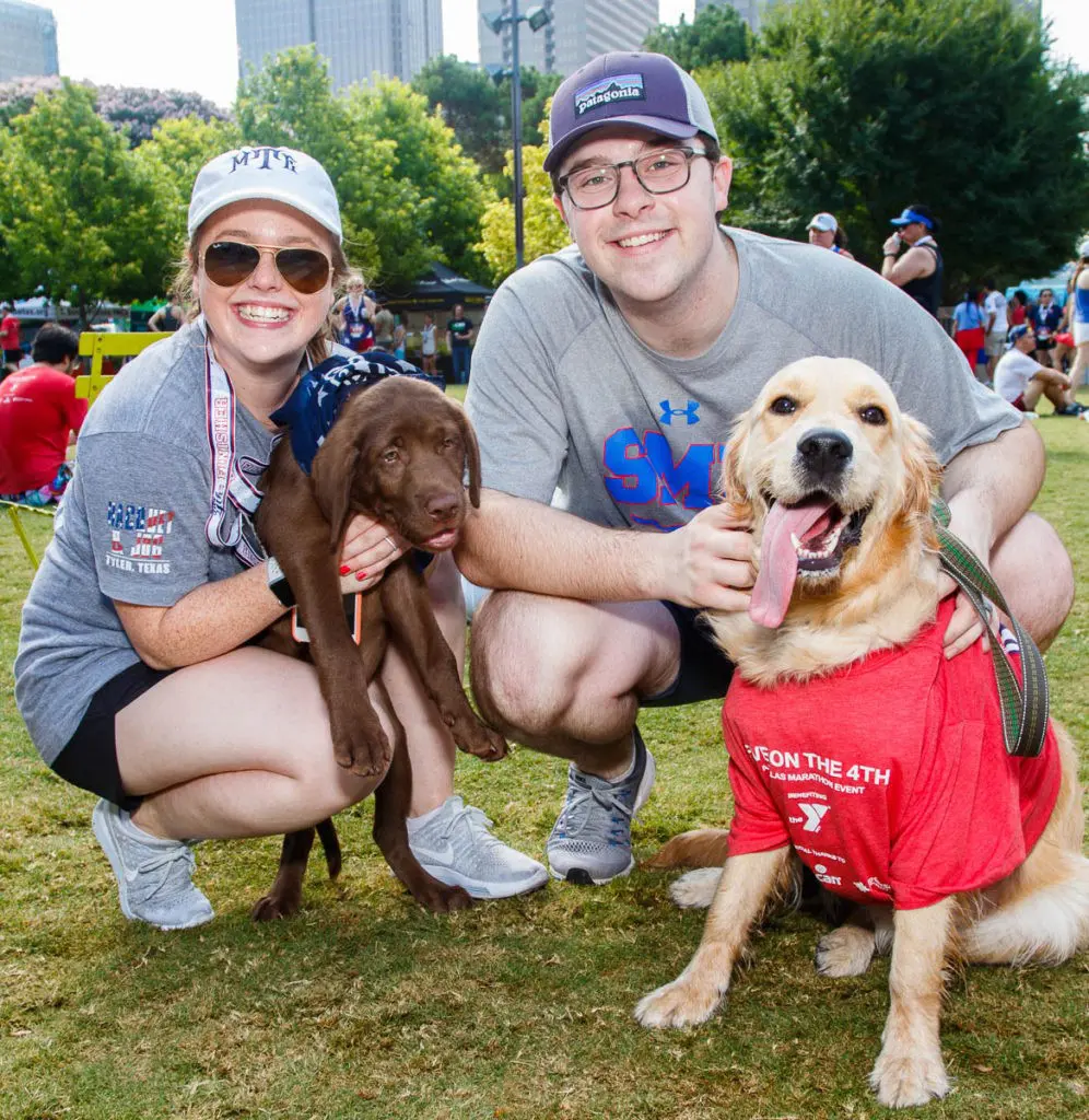 Bring your pup on the 2-mile walk at Five on the 4th. Courtesy of Run Dallas