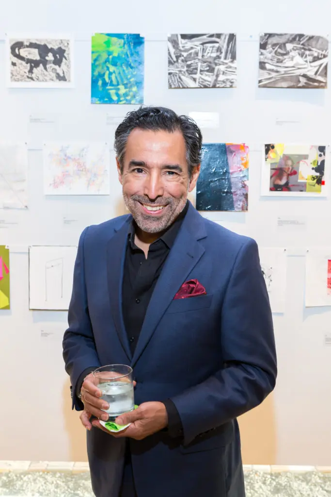 Henry G. Sanchez at DiverseWorks' Luck of the Draw. (Photo by Alex Barber)