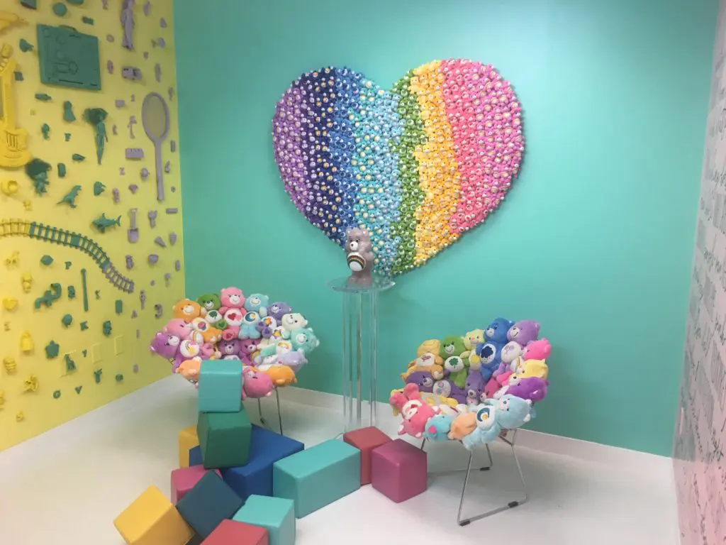 Local Houston artists designed eight of the immersive rooms. 