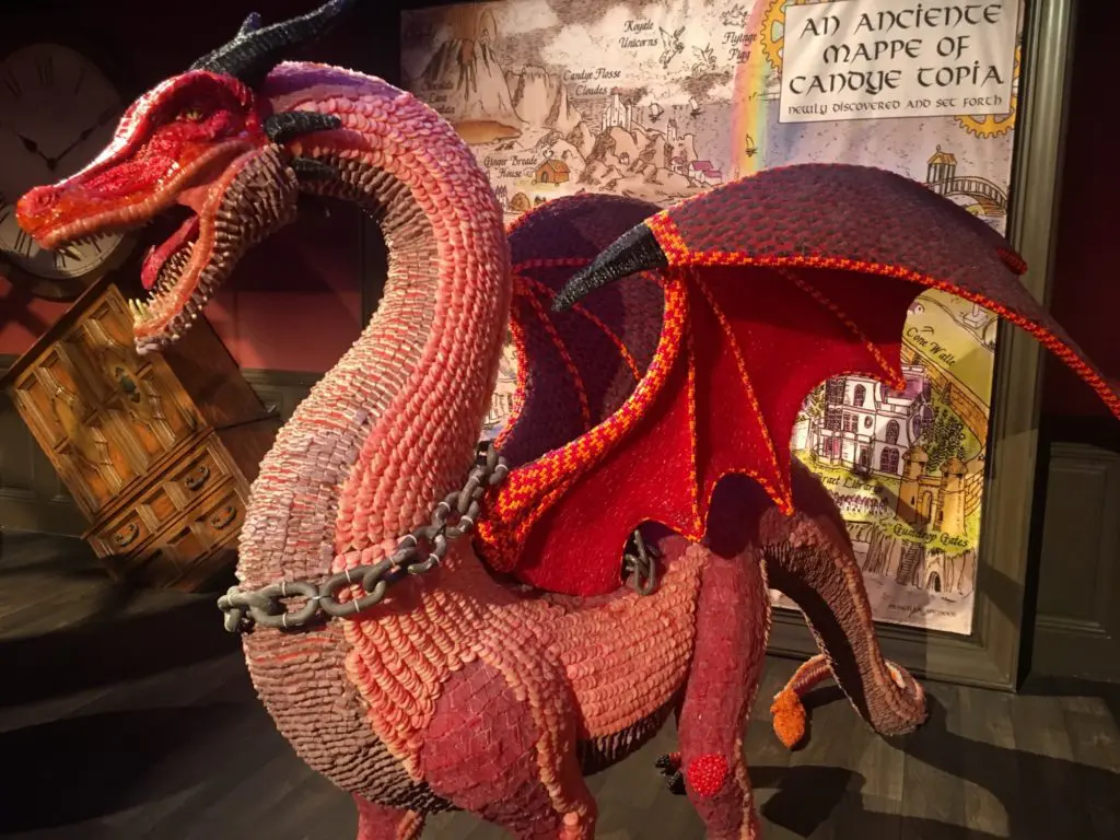 This dragon took months to make. 