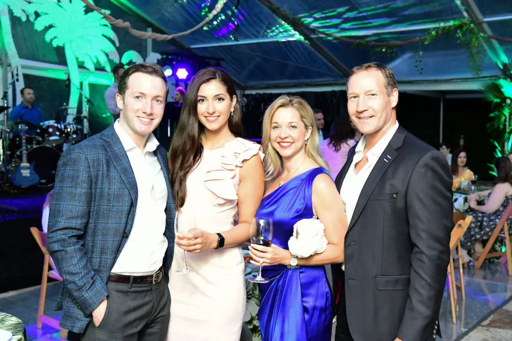 Jeff Carnrite, Joselyn Tego, Julie and Ron Finck (Photo by Daniel Ortiz)