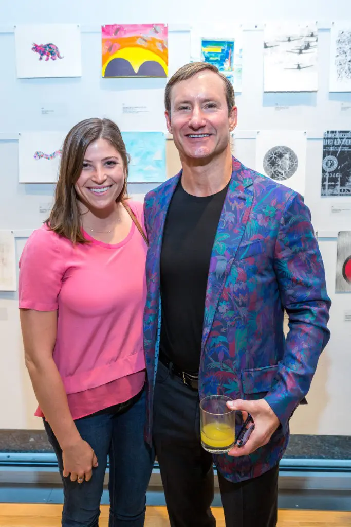 Jennifer & Dean Putterman at DiverseWorks' Luck of the Draw. (Photo by Alex Barber)