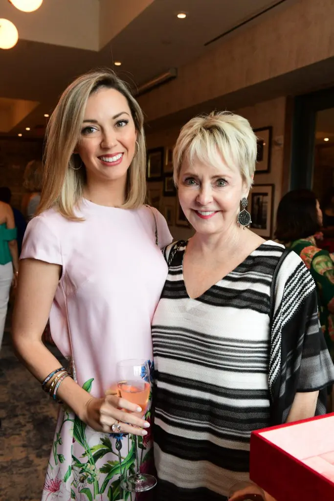 Katy Mayell Ellis, Karen Mayell at Zadok Jewelers' Pasquale Bruni luncheon at La Table.