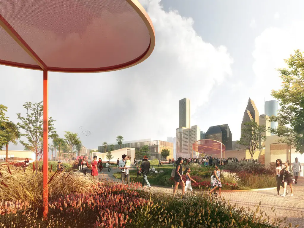 The POST Houston rooftop promises to deliver 360 degree views of the city from the perch that includes parks, a farm and more.