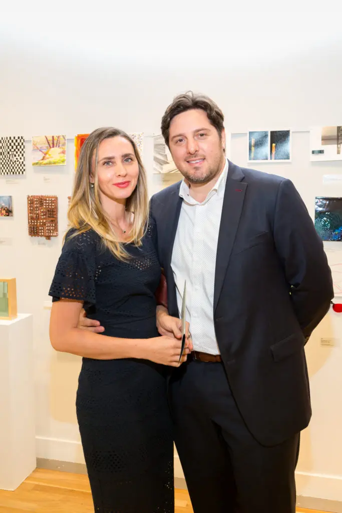 Lili & Besim Tafilaj at DiverseWorks' Luck of the Draw. (Photo by Alex Barber)