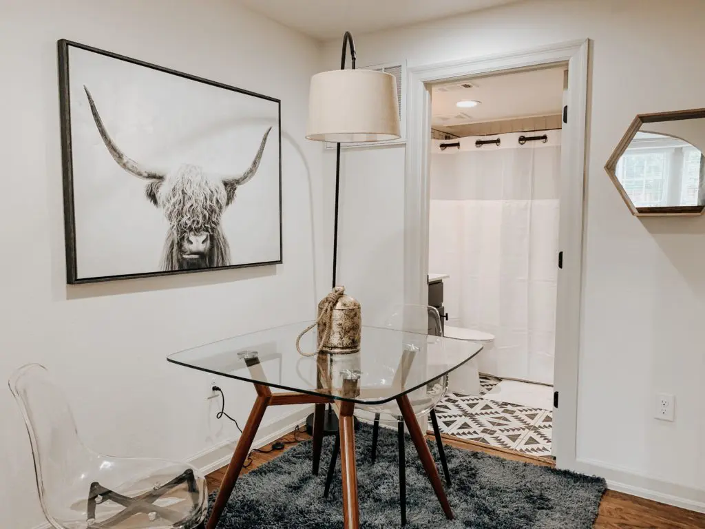 Studio units have huge walk-in closets. Photo by Kelsey Littlefield