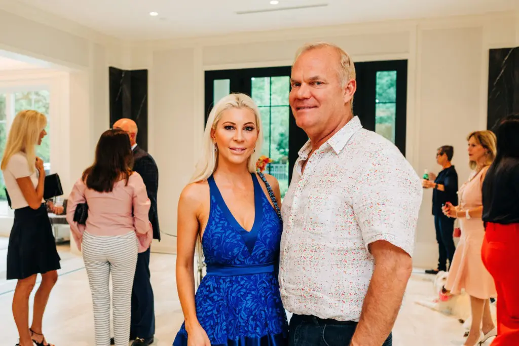 Meka & Kevin Coxon at the Houston PetSet 'Fierce & Fabulous' fundraiser/open house. (Photo Bonner Rae Photography)