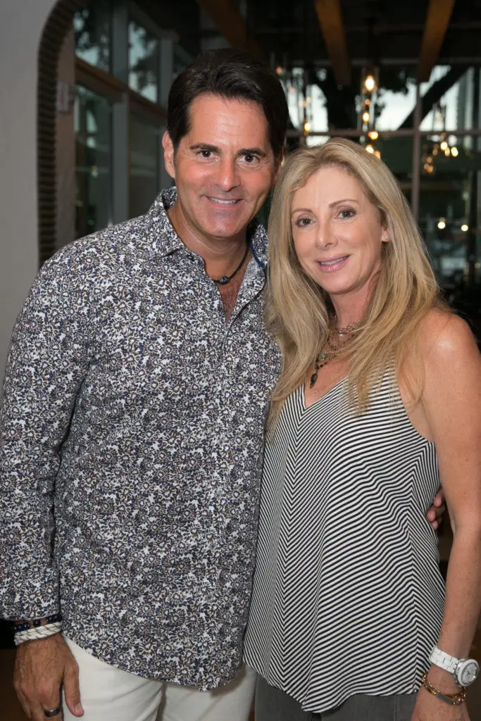 Michael Garfield, Shelley Wiesenthal at the Original Ninfa's Uptown opening night. (Photo by Emily Jaschke)