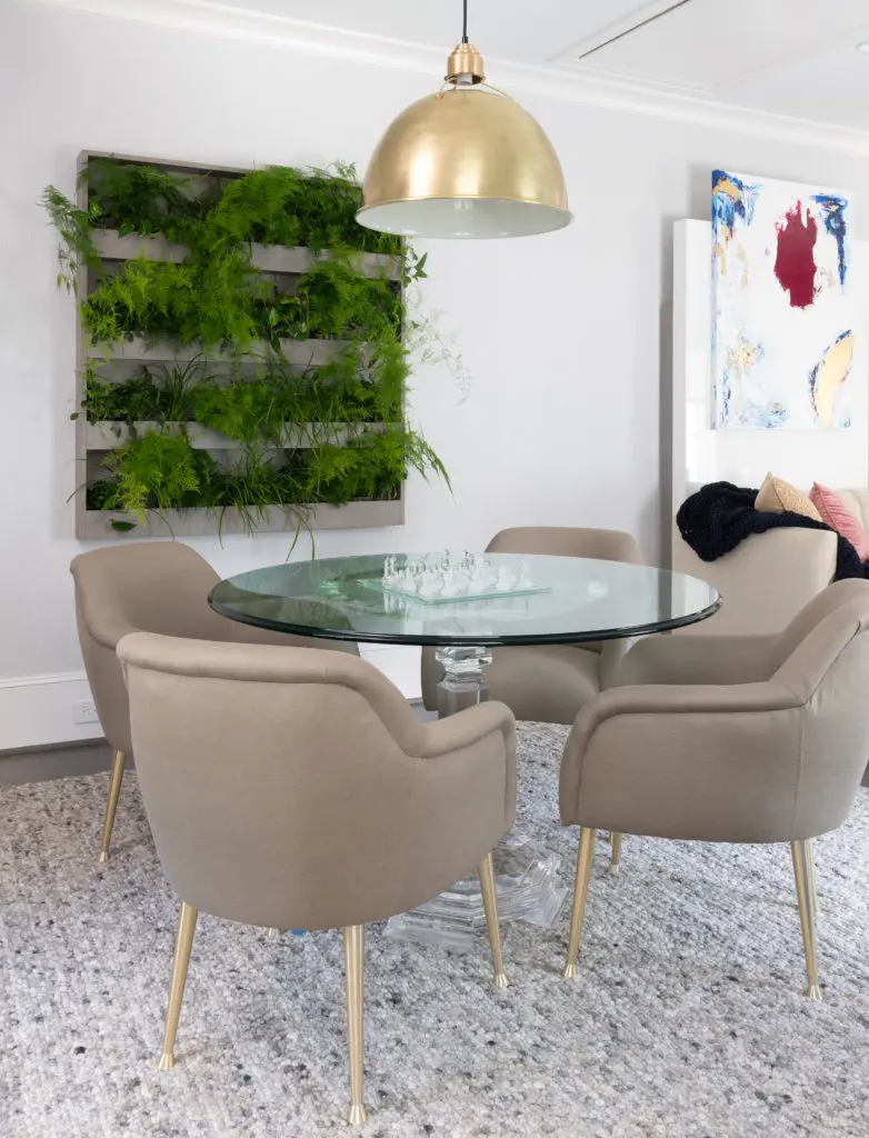 Detail of the game room by lii Design. (Photo by Michael Hunter Photography)