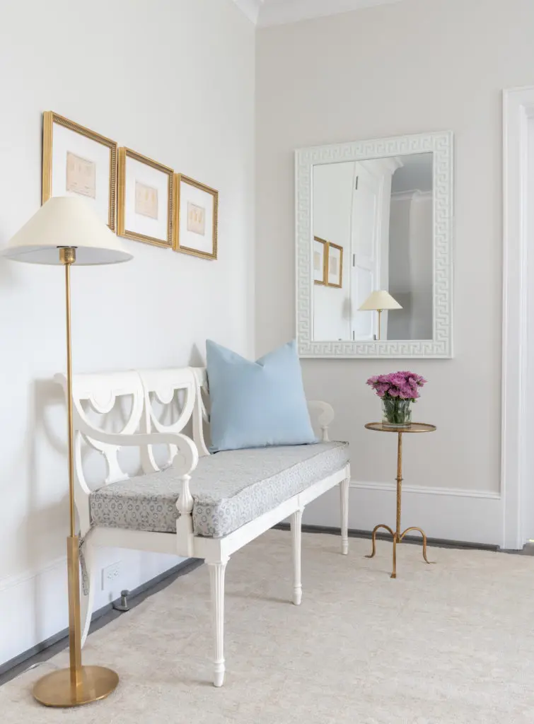 The back stair landing by Sherrell Design Studio. (Photo by Michael Hunter Photography)