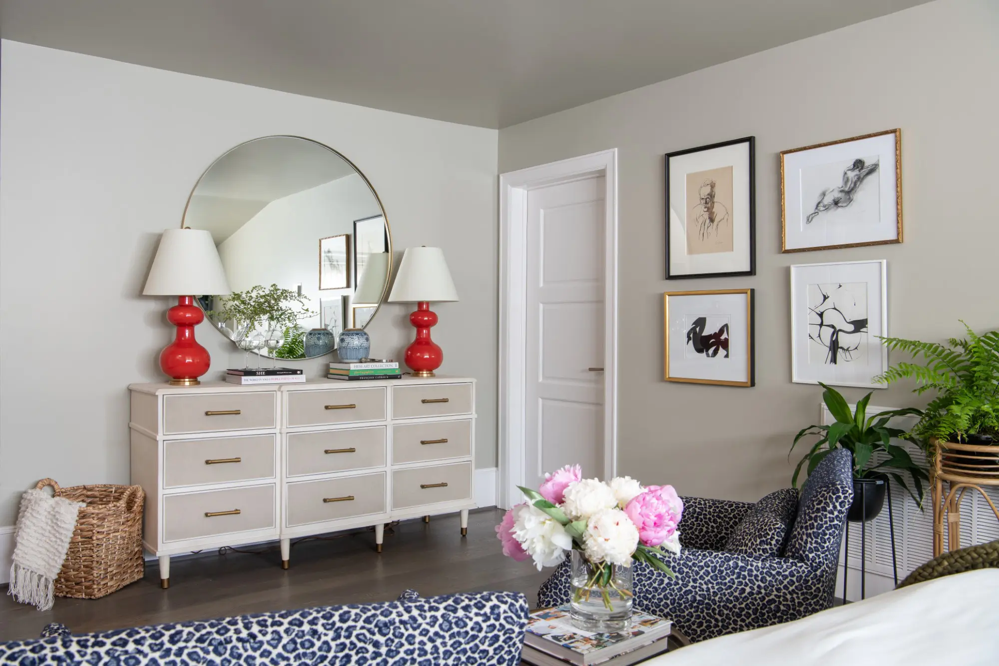 The guest bedroom by Edwards Interiors and Design (Photo by Michael Hunter Photography)