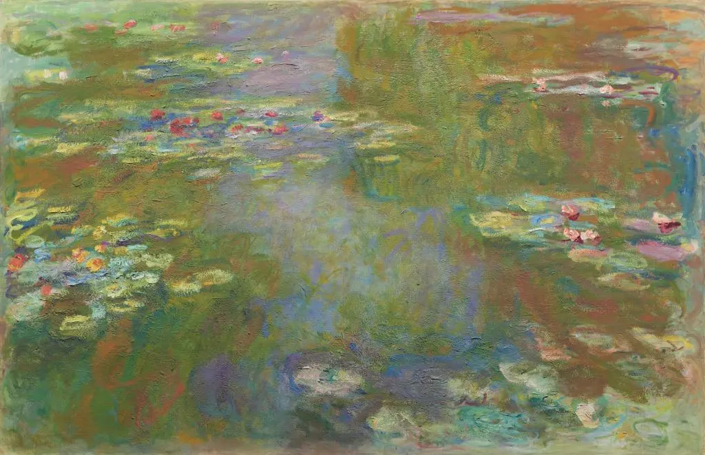 Monet's "Water Lily Pond," 1917-1922