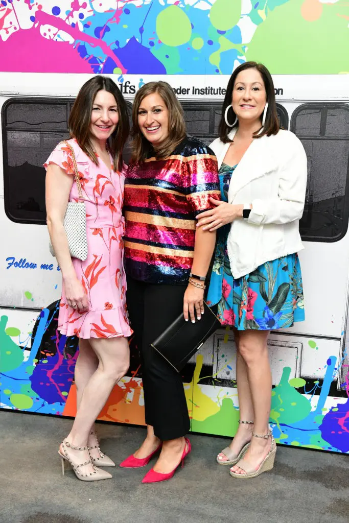 Rachael Levy, Avital Ingber, Rebecca Loeb at the JFS 106th anniversary gala. (Photo by Daniel Ortiz)