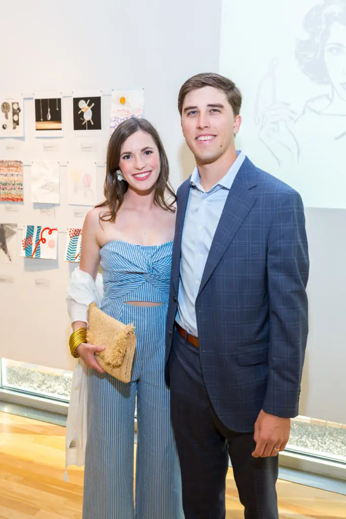 Rebekah & Max Bredthauer at DiverseWorks' Luck of the Draw. (Photo by Alex Barber)