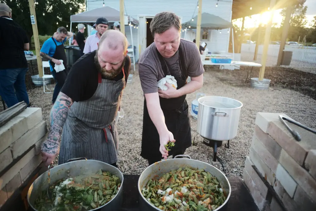 Scott Ache, Ben McPherson (Photo by Daniel Ortiz)