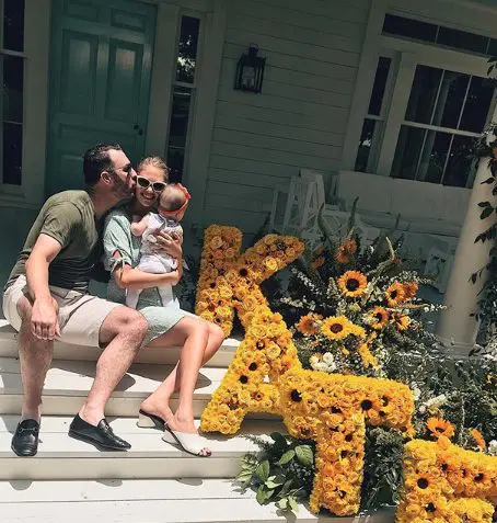 Kate Upton celebrated with her little family. 
