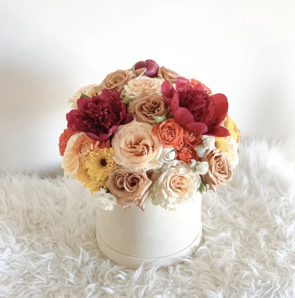 Barwick prefers tighter, "English garden" arrangements, while Stagner is more "wildflower" style. 