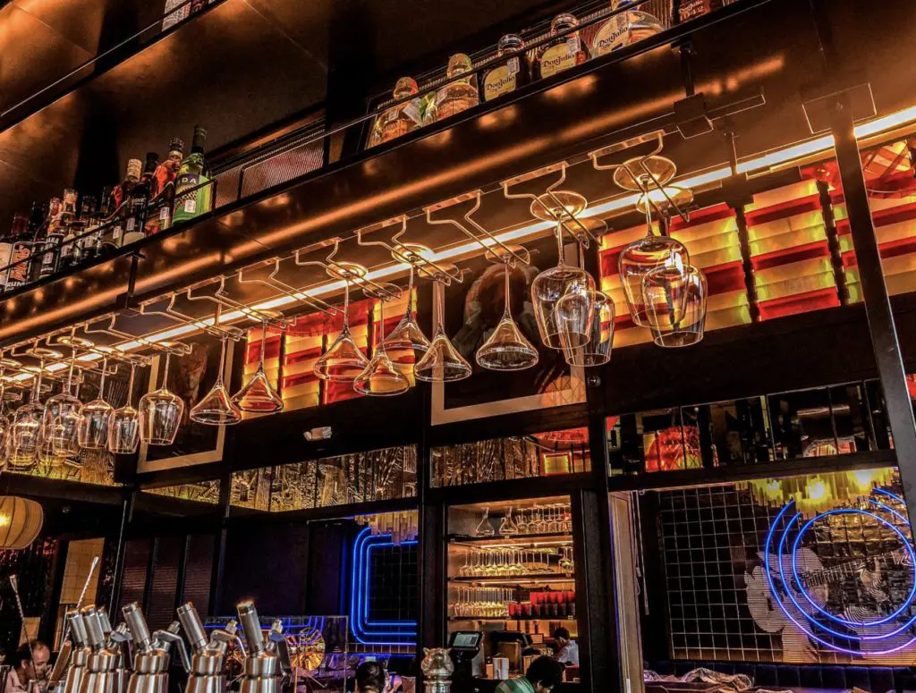 The bar is the focal point.  (Photo by Public Content)