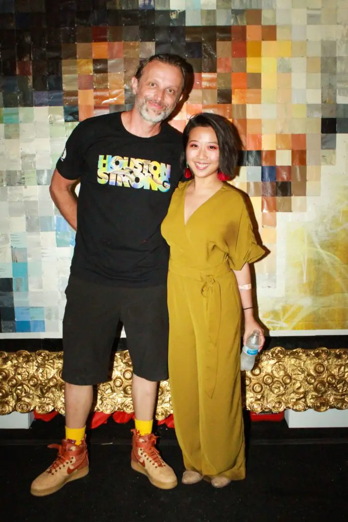 Sebastien "Mr D. 1987" Boileau, Whitmire Vo, at the Fifth Anniversary of Mr. D's "Préservons la Création" mural in Midtown. (Photo by Chris P. Bachman)