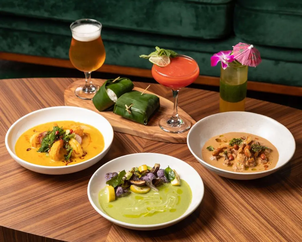 The curries at Decatur Bar & Popup Factory are perfect for sharing. (Photo by Shawn Chippendale)
