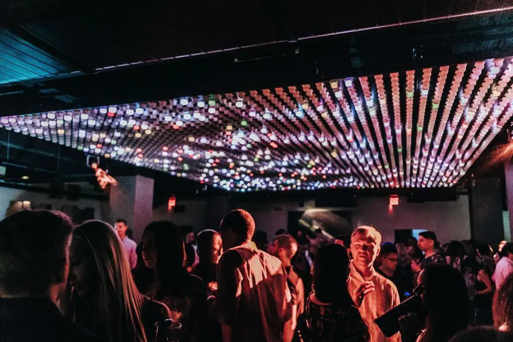 The light-up ceiling is a whole new element. 