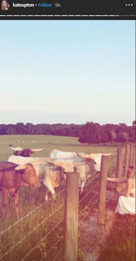 She's gone country. 