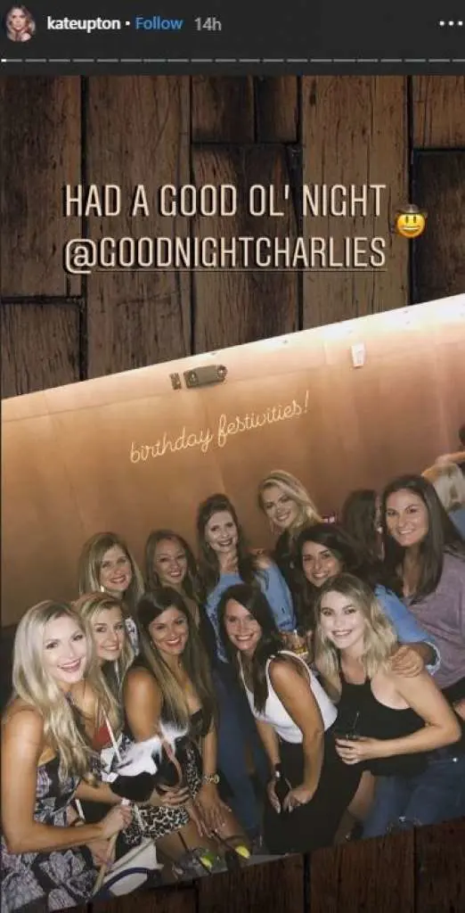 Kate Upton brought a gaggle of girlfriends. 