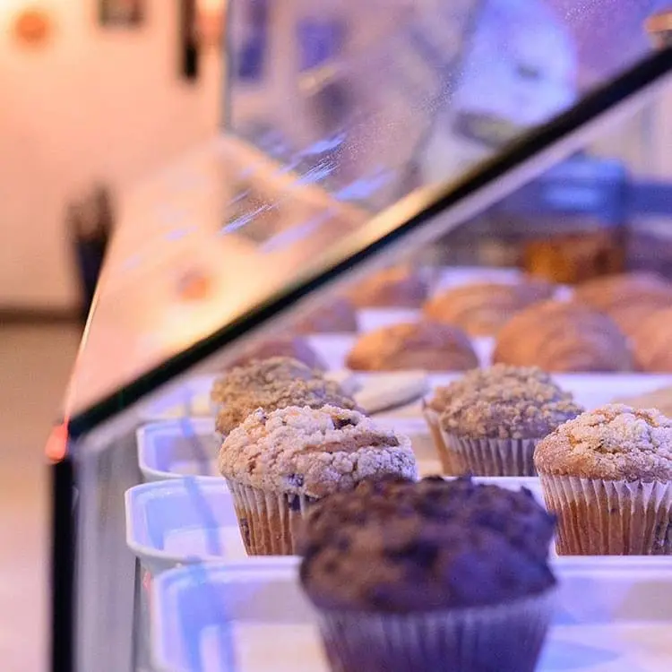Pastries add even more appeal to Maggie May's Coffee. 