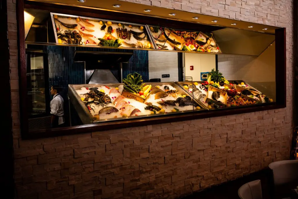 Ouzo Bay flies in seafood from the world over. 