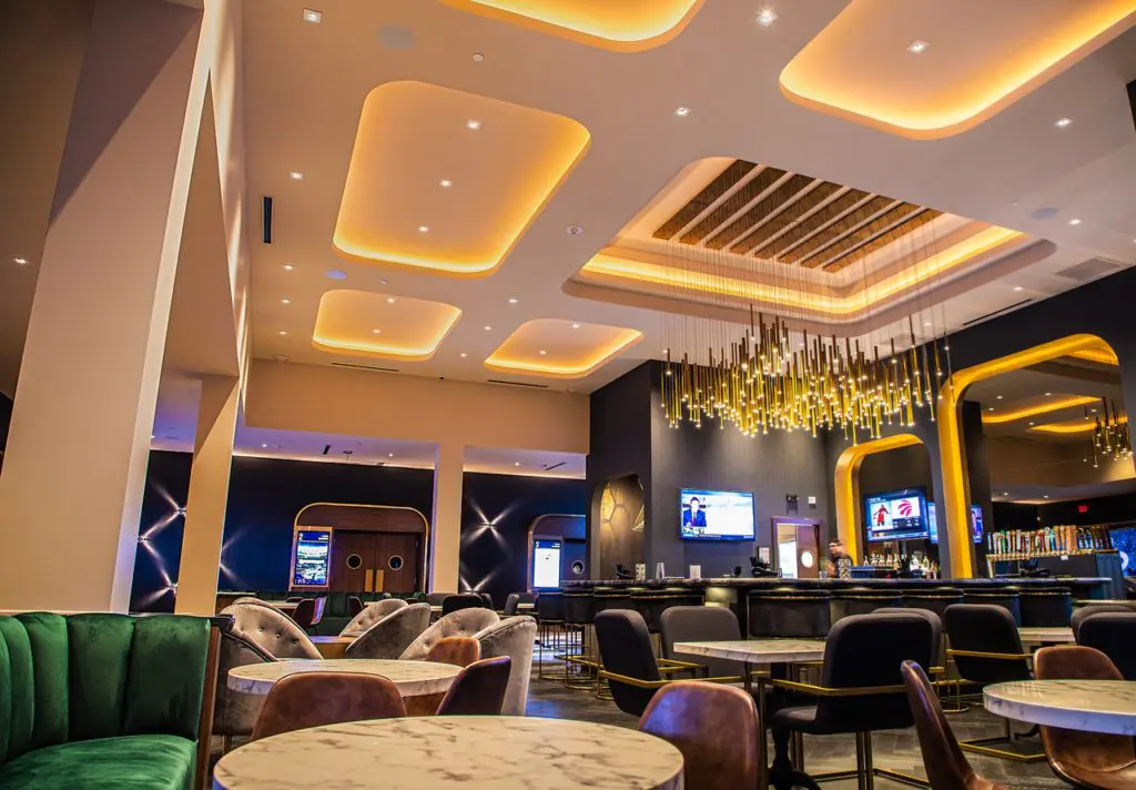 The lobby is a masterpiece.  (Photo by Star Cinema Grill)